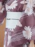 画像16: 【即日発送】えんじxマーガレット浴衣 OBI-hira-100-ok-15-WxW / HIMO-900-yn-1-B / HEKO-800-sb-5-WH / YA-1027-wk-IV / GETA-02-ok-7-R/ [YMT]