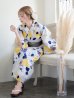 画像12: 【即日発送】【浴衣】イエローとブルーのニュアンス牡丹浴衣 OBI-hira-100-ok-5-GYxSV / HIMO-900-yn-4-GYxGY / YA-953-kn-W / HEKO-800-sb-5-W / GETA-02-ok-2-IV [YMT]