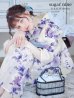 画像1: 【即日発送】白地xパープルグラデーション浴衣   OBI-hira-100-ok-8-PLxLPL / HIMO-900-yn-4-GYxGY / YA-1023-wk-BL / HEKO-800-sb-5-W / GETA-02-ok-6-PL [YMT] (1)