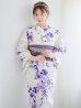 画像10: 【即日発送】白地xパープルグラデーション浴衣 OBI-hira-100-ok-8-PLxLPL / HIMO-900-yn-4-GYxGY / HEKO-800-sb-5-WH / A939kj-7 / GETA-02-ok-6-PL/ [YMT]