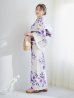画像13: 【即日発送】白地xパープルグラデーション浴衣 OBI-hira-100-ok-8-PLxLPL / HIMO-900-yn-4-GYxGY / HEKO-800-sb-5-WH / A939kj-7 / GETA-02-ok-6-PL/ [YMT]