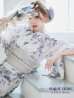 画像1: 【即日発送！】可憐なニュアンスパープル鈴蘭浴衣 siwa38 / HIMO-900-yn-4-GYxGY / YA-953-kn-BL / HEKO-800-sb-5-W / GETA-02-ok-2-IV [YMT] (1)