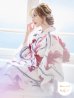 画像2: 【即日発送】【浴衣】白地×流線金魚浴衣 siwa23 / HIMO-900-yn-1-BK / YA-1081-kj-BR / HEKO-800-sb-5-W / GETA-02-ok-7-R [YMT] (2)