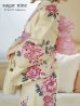 画像2: 【浴衣】イエロー地xピンク牡丹浴衣  OBI-siwa-200-kj-8-P / HIMO-900-yn-3-GYxGD / YA-940-kj-GYPL / HEKO-800-sb-5-W / GETA-02-ok-6-PL [YMT] (2)