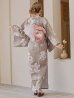 画像17: 【即日発送】グレージュ線画フラワー浴衣 OBI-siwa-200-kj-8-P / HIMO-900-yn-7-MOC / HEKO-800-sb-5-WH / YA-1079-kj-7-W / GETA-01-kj-7-P/ [YMT]