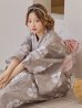 画像8: 【即日発送】グレージュ線画フラワー浴衣 OBI-siwa-200-kj-8-P / HIMO-900-yn-7-MOC / HEKO-800-sb-5-WH / YA-1079-kj-7-W / GETA-01-kj-7-P/ [YMT]