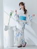 画像10: 【即日発送】水墨風ニュアンス菖蒲浴衣【浴衣３点セット 浴衣/帯/下駄】OBI-g-500-kj-11-AQM / HIMO-900-yn-4-GYxGY / HEKO-800-sb-5-WH / YA-1023-wk-BL / GETA-01-kj-2-BL / [YMT]