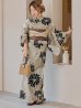 画像17: 【即日発送】レトロモダンマーガレット浴衣 OBI-hira-100-ok-2-BRxBE / HIMO-900-yn-7-MOC / HEKO-800-sb-3-BR / YA-72-kn-MOC / GETA-01-kj-5-MOC/ [YMT]