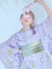 画像13: 【即日発送】くすみパープル藤の花浴衣 OBI-g-500-kj-6-GR / HIMO-900-yn-5-IV / HEKO-800-sb-5-WH / YA-1029-wk-MVPL / GETA-01-kj-7-P/ [YMT]