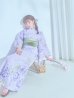 画像15: 【即日発送】くすみパープル藤の花浴衣 OBI-g-500-kj-6-GR / HIMO-900-yn-5-IV / HEKO-800-sb-5-WH / YA-1029-wk-MVPL / GETA-01-kj-7-P/ [YMT]