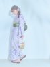 画像3: 【即日発送】くすみパープル藤の花浴衣 siwa-g206kj / Yhimo-IV / Yheko-WH / YC-A90-4wk-MauvePL / YG01Pkj/ [OF03]