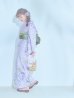 画像3: 【即日発送】くすみパープル藤の花浴衣 OBI-g-500-kj-6-GR / HIMO-900-yn-5-IV / HEKO-800-sb-5-WH / YA-1029-wk-MVPL / GETA-01-kj-7-P/ [YMT]