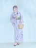 画像7: 【即日発送】くすみパープル藤の花浴衣 siwa-g206kj / Yhimo-IV / Yheko-WH / YC-A90-4wk-MauvePL / YG01Pkj/ [OF03]