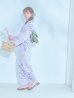 画像9: 【即日発送】くすみパープル藤の花浴衣 OBI-g-500-kj-6-GR / HIMO-900-yn-5-IV / HEKO-800-sb-5-WH / YA-1029-wk-MVPL / GETA-01-kj-7-P/ [YMT]