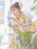 画像20: 【即日発送】鮮やか×大柄フラワー浴衣【浴衣３点セット 浴衣/帯/下駄】[YMT]