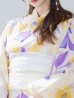 画像16: 【即日発送】鮮やか×大柄フラワー浴衣【浴衣３点セット 浴衣/帯/下駄】[YMT]
