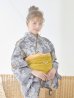 画像7: 【即日発送】グレー×フラワー浴衣 OBI-siwa-202-ok-14-MUS / HIMO-902-kj-2-MUS / HEKO-800-sb-6-YEBE / YA-80-kn-W / YA-1081-kj-IV / GETA-02-ok-2-IV / [YMT]