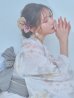 画像13: 【即日発送】ホワイトベージュ紫陽花浴衣 OBI-siwa-202-ok-8-GY / HIMO-900-yn-5-IV / HEKO-800-sb-5-WH / YA-1024-wk-BE / GETA-02-ok-2-IV/ [YMT]