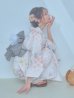 画像1: 【即日発送】ホワイトベージュ紫陽花浴衣 OBI-siwa-202-ok-8-GY / HIMO-900-yn-5-IV / HEKO-800-sb-5-WH / YA-1024-wk-BE / GETA-02-ok-2-IV/ [YMT] (1)