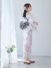 画像6: 【即日発送】ホワイトベージュ紫陽花浴衣 OBI-siwa-202-ok-8-GY/ HIMO-900-yn-5-IV / HEKO-800-sb-5-WH / YA-1024-wk-BE / GETA-02-ok-2-IV/ [YMT]