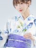 画像18: 【即日発送】大理石×フェザー柄浴衣【浴衣３点セット 浴衣/帯/下駄】[YMT]