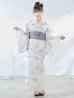画像4: 【即日発送】ニュアンスフラワーグレージュ浴衣 siwa-k05 / HIMO-900-yn-4-GYxGY / HEKO-800-sb-5-WH / YA-73-kn-GY / GETA-02-ok-4-MOC/ [YMT]