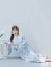 画像13: 【即日発送】クラシカルローズブルー浴衣【浴衣３点セット 浴衣/帯/下駄】OBI-g-500-kj-8-GY / HIMO-900-yn-5-IV / HEKO-800-sb-5-WH / YA-1079-kj-6-W / YA-1017-am-W / GETA-03-ok-2-P [YMT]