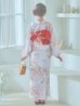 画像22: 【即日発送！】クリームイエロー×オレンジ紫陽花浴衣 OBI-g-500-kj-4-OR / HIMO-900-yn-5-IV / HEKO-800-sb-5-WH / YA-1027-wk-P / GETA-02-ok-2-IV / [YMT]