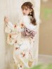 画像9: 【即日発送】アイボリーフラワー浴衣 OBI-siwa-202-ok-1-BE / HIMO-900-yn-7-MOC / HEKO-800-sb-5-WH / YA-1029-wk-P / GETA-02-ok-4-MOC/ [YMT]