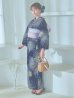 画像4: 【即日発送！】夜空×花火キラキラ浴衣【浴衣３点セット 浴衣/帯/下駄】OBI-g-500-kj-2-P / HIMO-907-wk-W/ HEKO-800-sb-5-WH / YA-948-kj-NV / GETA-02-ok-6-PL/ [YMT]