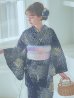画像9: 【即日発送！】夜空×花火キラキラ浴衣【浴衣３点セット 浴衣/帯/下駄】OBI-g-500-kj-2-P / HIMO-907-wk-W/ HEKO-800-sb-5-WH / YA-948-kj-NV / GETA-02-ok-6-PL/ [YMT]