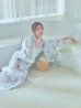 画像15: 【即日発送！】ホワイト×アイシーフラワー浴衣 OBI-siwa-202-ok-8-GY / HIMO-900-yn-4-GYxGY / HEKO-800-sb-5-WH / YA-1027-wk-IV / GETA-02-ok-4-MOC/ [YMT]