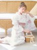 画像3: 【即日発送】アイシーピンクフラワー浴衣【浴衣３点セット 浴衣/帯/下駄】OBI-siwa-200-kj-8-P / HIMO-903-kj-W / HEKO-800-sb-5-WH / YA-1024-wk-P / GETA-02-ok-5-P/ [YMT]