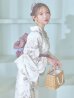 画像12: 【即日発送】くすみカラー× 水彩フラワー浴衣 OBI-siwa-202-ok-17-BR / HIMO-900-yn-4-GYxGY / HEKO-800-sb-5-WH / YA-73-kn-MVPL / GETA-02-ok-4-MOC/ [YMT]