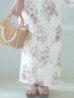 画像21: 【即日発送】くすみカラー× 水彩フラワー浴衣 OBI-siwa-202-ok-17-BR / HIMO-900-yn-4-GYxGY / HEKO-800-sb-5-WH / YA-73-kn-MVPL / GETA-02-ok-4-MOC/ [YMT]