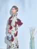 画像11: 【即日発送】ホワイト＆レッド椿浴衣【浴衣３点セット 浴衣/帯/下駄】OBI-siwa-200-kj-7-RoseWI / HIMO-902-kj-5-RosePK / HEKO-800-sb-5-WH / YA-1027-wk-R / GETA-02-ok-8-RoseP/ [YMT]