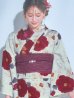 画像14: 【即日発送】ホワイト＆レッド椿浴衣【浴衣３点セット 浴衣/帯/下駄】OBI-siwa-200-kj-7-RoseWI / HIMO-902-kj-5-RosePK / HEKO-800-sb-5-WH / YA-1027-wk-R / GETA-02-ok-8-RoseP/ [YMT]