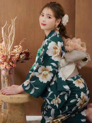 アイシーピンクフラワー浴衣