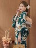 画像5: 【即日発送！】グリーン×牡丹浴衣【浴衣３点セット 浴衣/帯/下駄】[YMT]