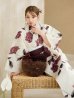 画像5: 【即日発送】パープルレッドダリア柄浴衣【浴衣３点セット 浴衣/帯/下駄】OBI-siwa-202-ok-16-WR / HIMO-902-kj-5-RosePK / HEKO-800-sb-5-WH / YA-1024-wk-BE / GETA-02-ok-8-RoseP/ [YMT]