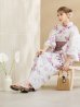 画像12: 【即日発送】パープルピンクフラワー浴衣【浴衣３点セット 浴衣/帯/下駄】OBI-siwa-202-ok-17-BR / HIMO-900-yn-7-MOC / HEKO-800-sb-5-WH / YA-1024-wk-BE / GETA-02-ok-8-RoseP/ [YMT]