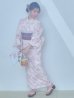 画像11: 【即日発送】くすみカラー×パープルダリア浴衣【浴衣３点セット 浴衣/帯/下駄】OBI-siwa-202-ok-17-BR / HIMO-900-yn-8-P / HEKO-800-sb-5-WH / YA-68-kn-PL / GETA-02-ok-5-P/ [YMT]
