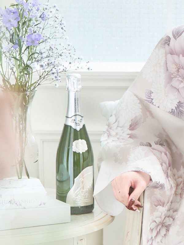 画像15: 【即日発送】くすみカラー×パープルダリア浴衣【浴衣３点セット 浴衣/帯/下駄】[YMT]