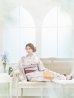 画像5: 【即日発送】くすみカラー×パープルダリア浴衣 OBI-siwa-202-ok-17-BR / HIMO-900-yn-8-P / HEKO-800-sb-5-WH / YA-68-kn-P / YA-1017-am-W / GETA-02-ok-5-P / [YMT]