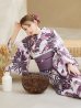 画像11: 白地×ピンクの蓮の花浴衣 OBI-siwa-201-wk-1-LV / HIMO-902-kj-5-RosePK / HEKO-800-sb-5-WH / YA-1027-wk-PL / GETA-02-ok-8-RoseP/ [YMT]