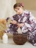 画像12: 白地×ピンクの蓮の花浴衣 OBI-siwa-201-wk-1-LV / HIMO-902-kj-5-RosePK / HEKO-800-sb-5-WH / YA-1027-wk-PL / GETA-02-ok-8-RoseP/ [YMT]