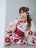 画像15: 【予約 / 5月中旬発送予定】古典レトロ椿浴衣 OBI-siwa-201-wk-3-WR / HIMO-902-kj-5-RosePK / HEKO-800-sb-5-WH / YA-1027-wk-R / GETA-02-ok-8-RoseP/ [YMT]