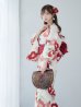 画像9: 【予約 / 5月中旬発送予定】古典レトロ椿浴衣 OBI-siwa-201-wk-3-WR / HIMO-902-kj-5-RosePK / HEKO-800-sb-5-WH / YA-1027-wk-R / GETA-02-ok-8-RoseP/ [YMT]
