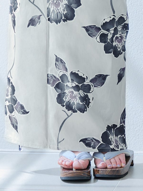 画像15: 【即日発送】古典ロマン牡丹浴衣【浴衣３点セット 浴衣/帯/下駄】[YMT]