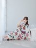 画像9: 【即日発送】はいからピンクの紫陽花浴衣【浴衣３点セット 浴衣/帯/下駄】OBI-siwa-201-wk-4-PL / HIMO-900-yn-8-P / HEKO-800-sb-5-WH / YA-954-kj-P / YA-1017-am-W / GETA-01-kj-7-P / [YMT]